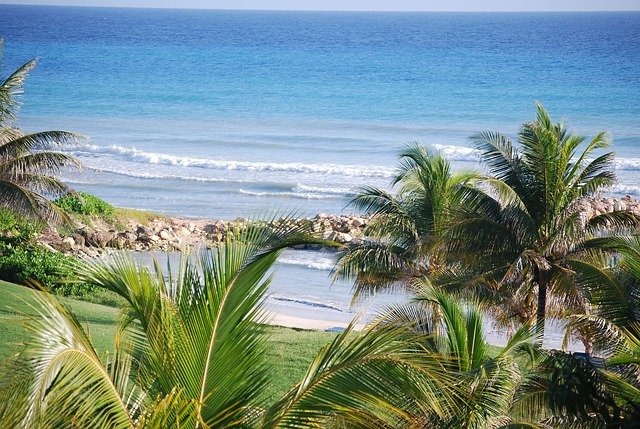 pláž na Jamajce